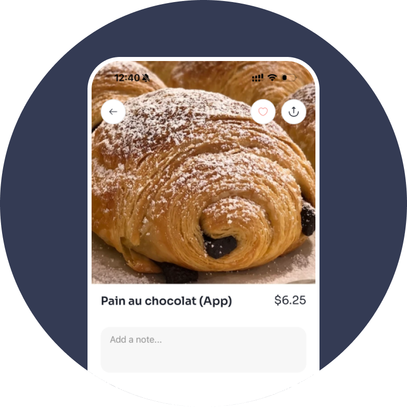 🥐 Order Ahead