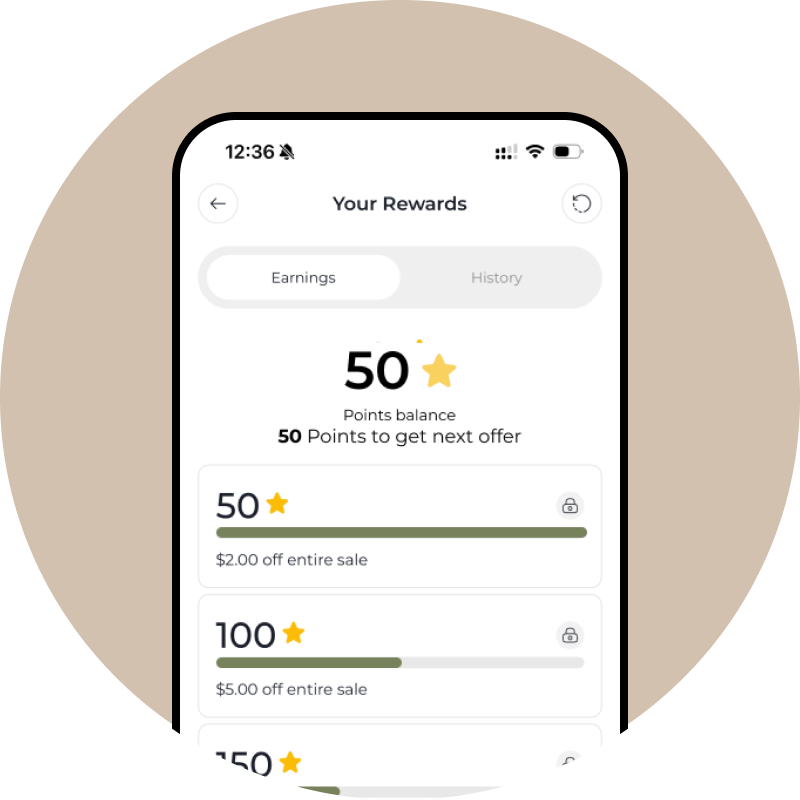 ⭐ Earn Rewards