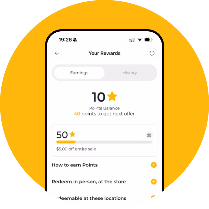 ⭐ Earn Rewards