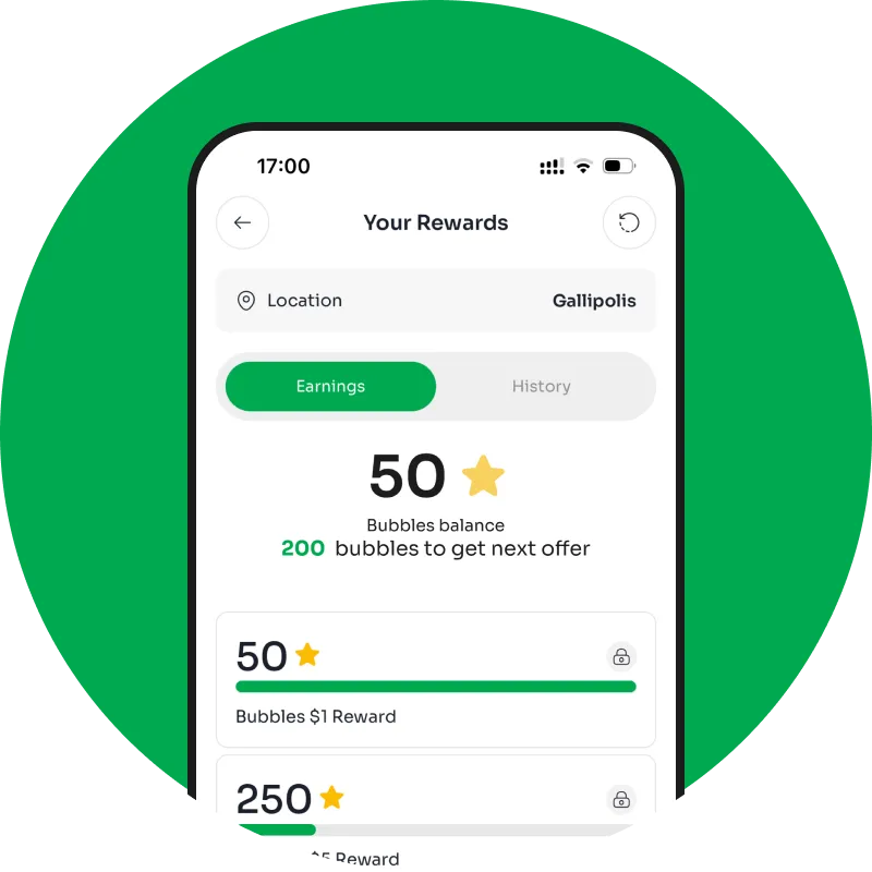 β Earn Rewards