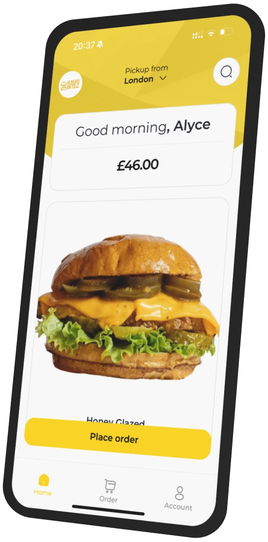 Burger Bitez app preview