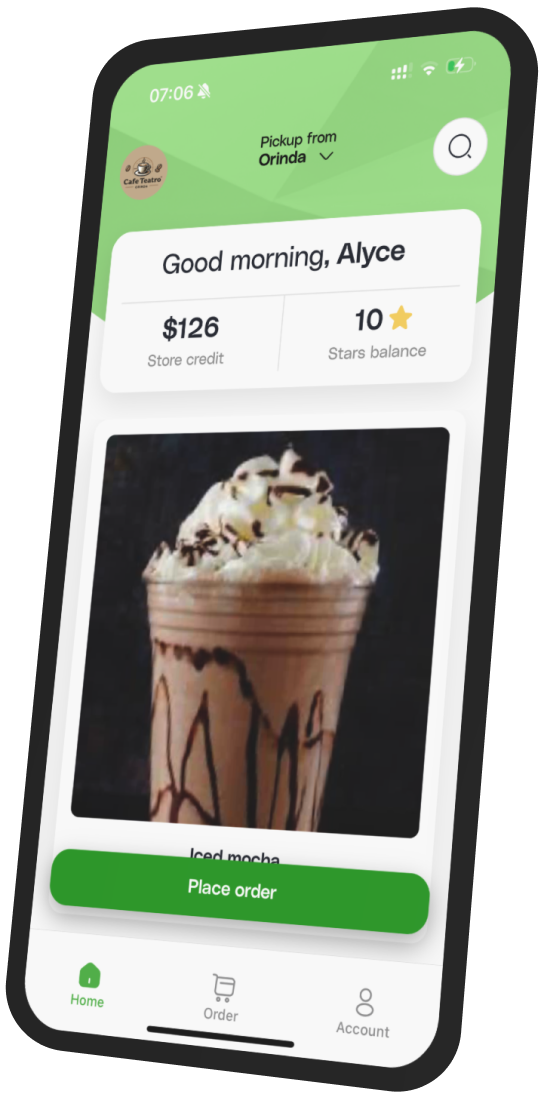 Cafe Teatro app preview