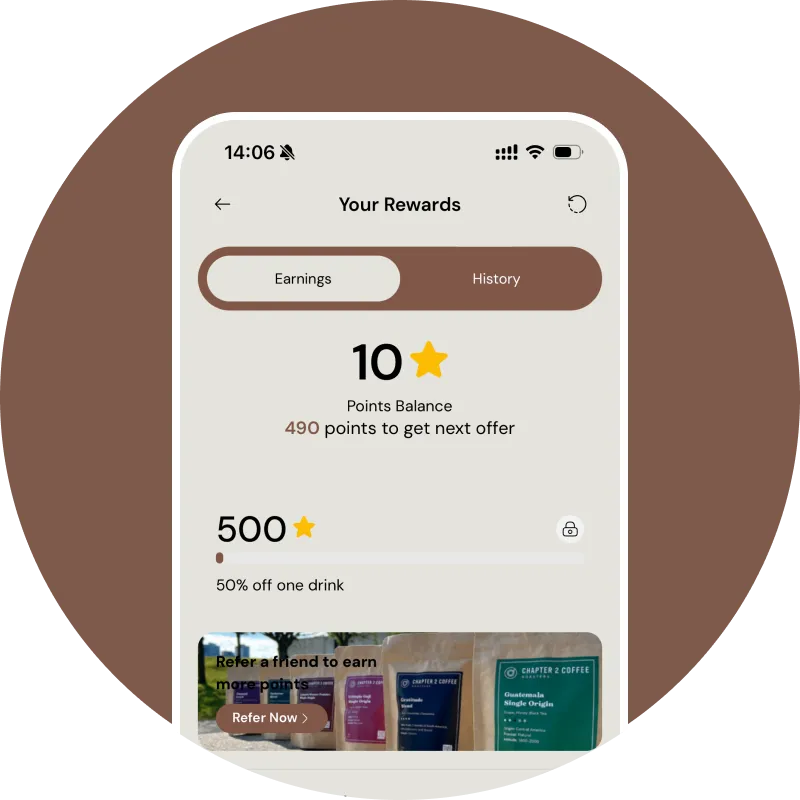 ⭐ Earn Rewards