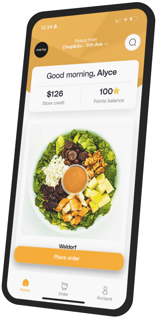 Chop and Go app preview