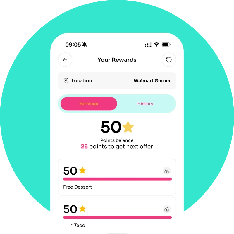 ⭐ Earn Rewards