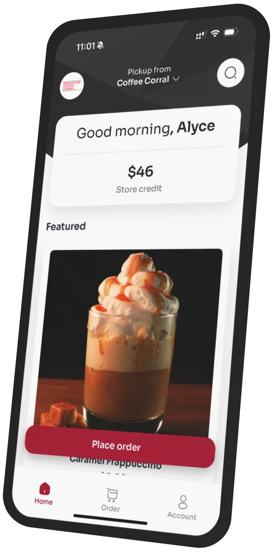 Coffee Corral app preview