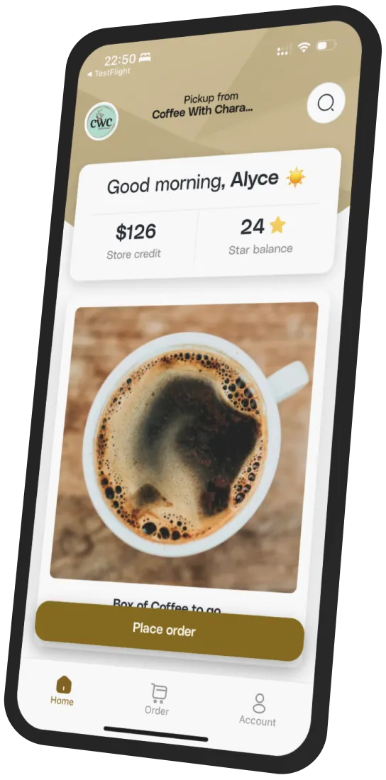 Coffee With Character app preview