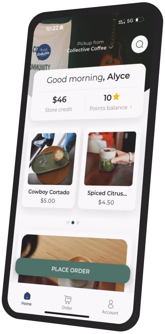 Collective Coffee app preview