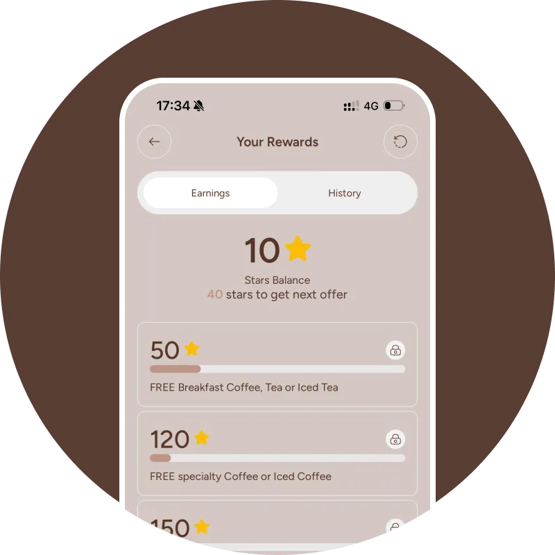 ⭐ Earn Rewards
