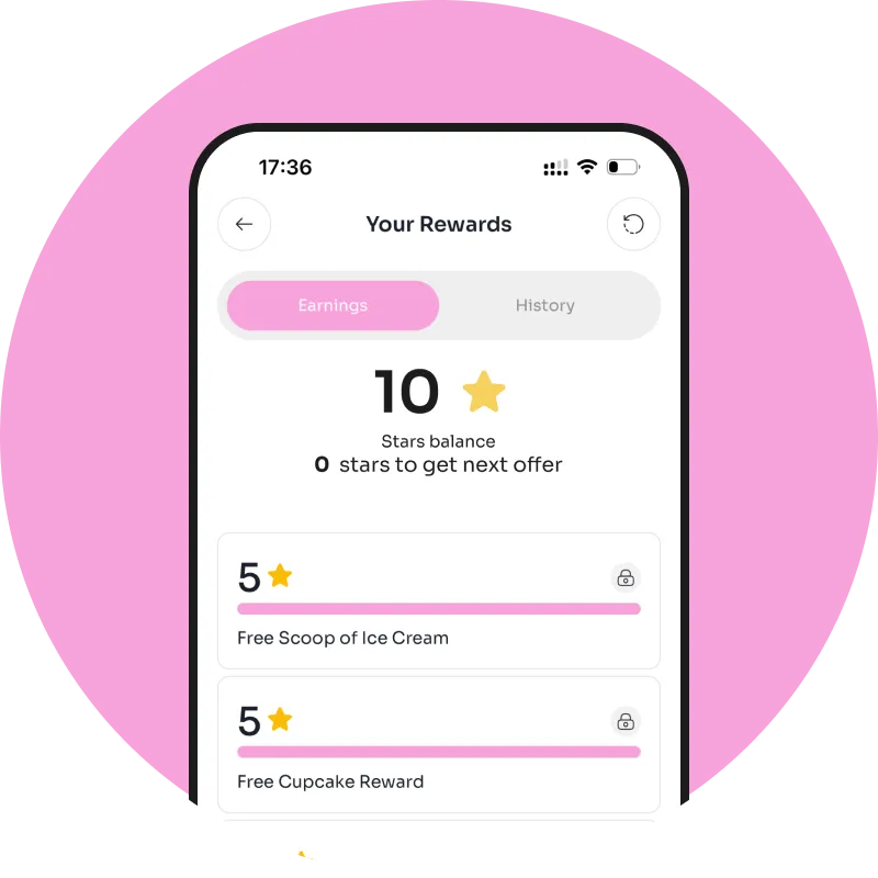 ⭐ Earn Rewards