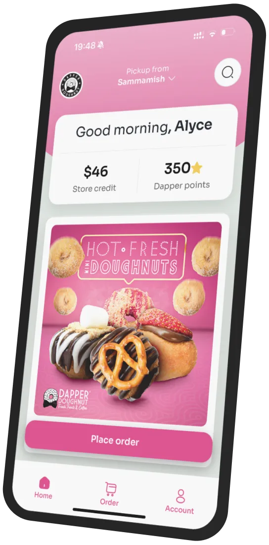 Dapper Doughnut app preview