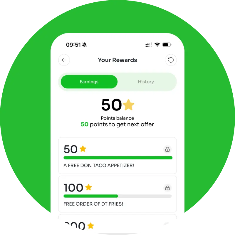 ⭐ Earn Rewards