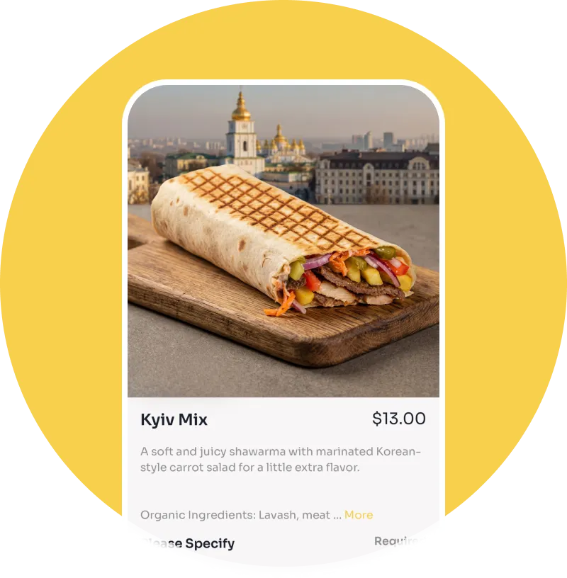 🌯 Order Ahead