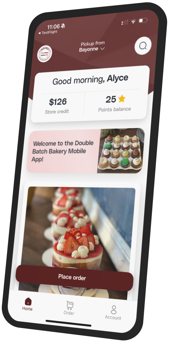 Double Batch Bakery app preview