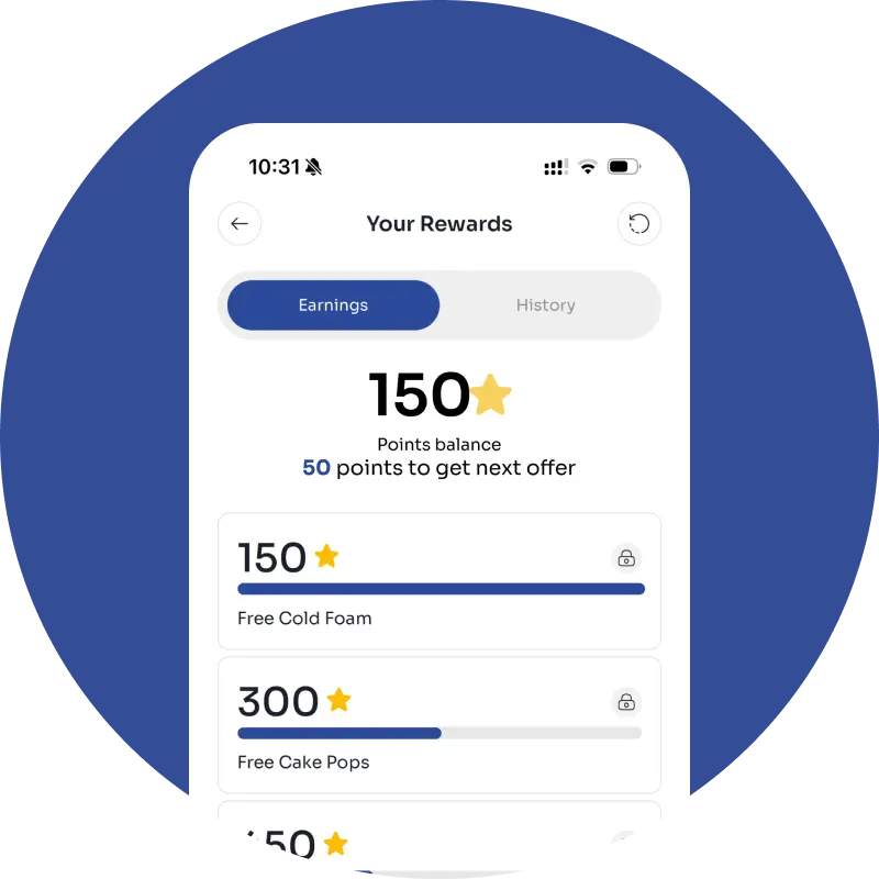 ⭐ Earn Rewards