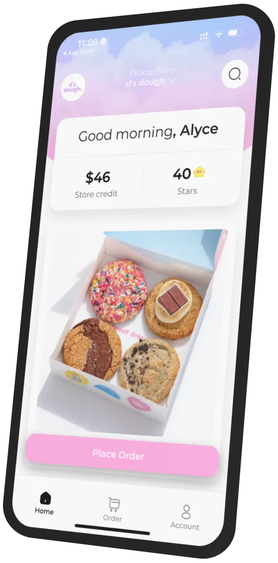 D's Dough app preview