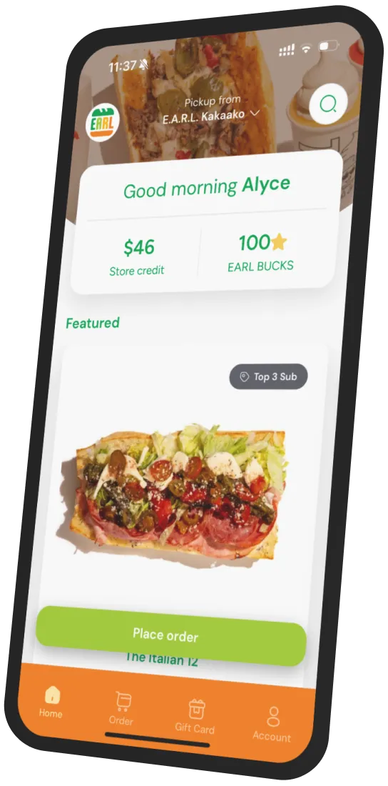 EARL app preview