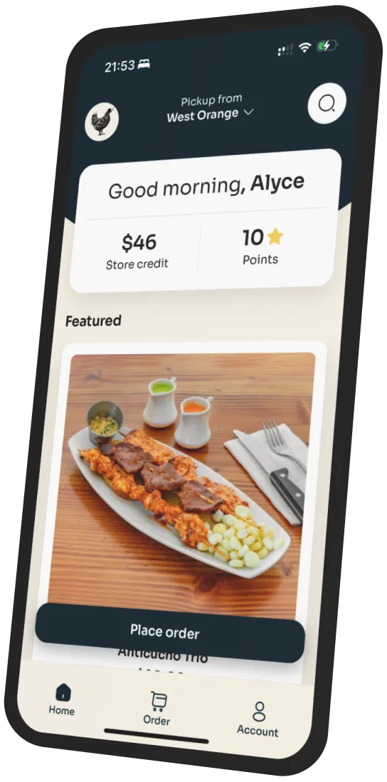 EL PALACIO DEL POLLO app preview