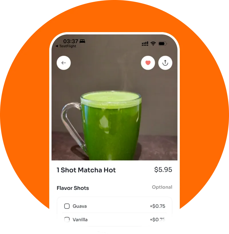 🍵 Order Ahead