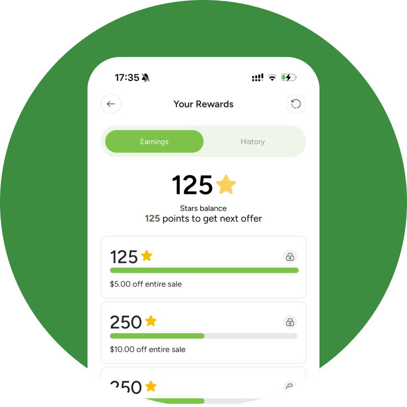 ⭐ Earn Rewards