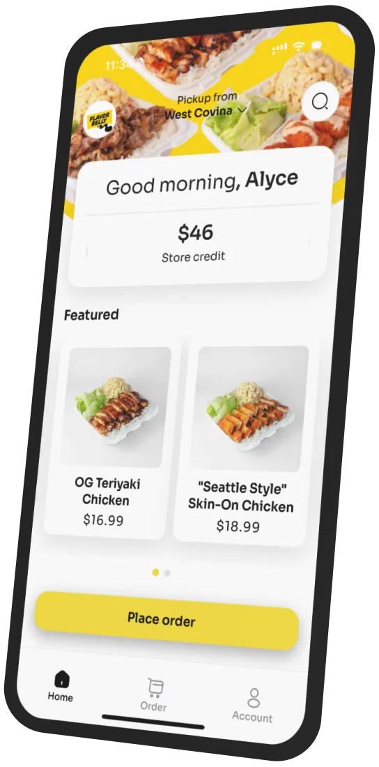 Flavor Belly app preview
