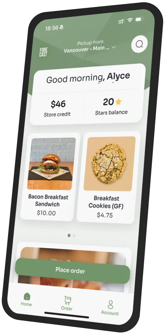 Forecast Coffee app preview