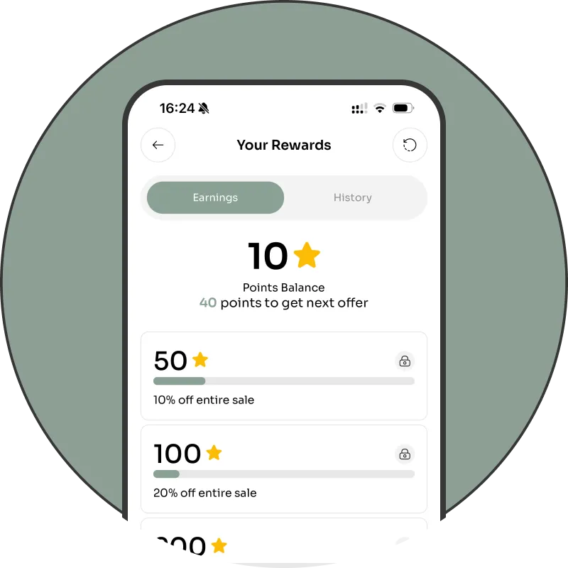⭐ Earn Rewards