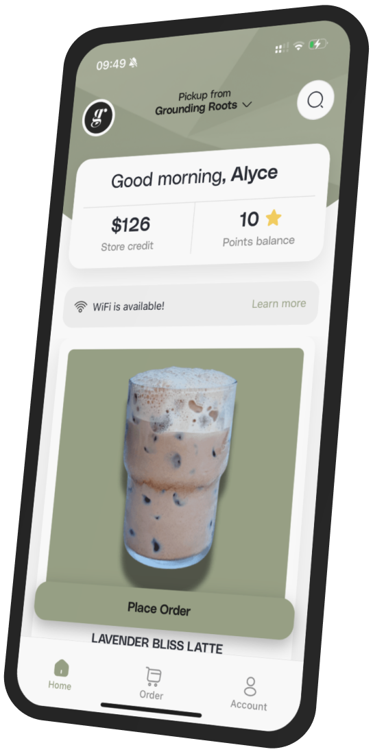 Grounding Roots app preview