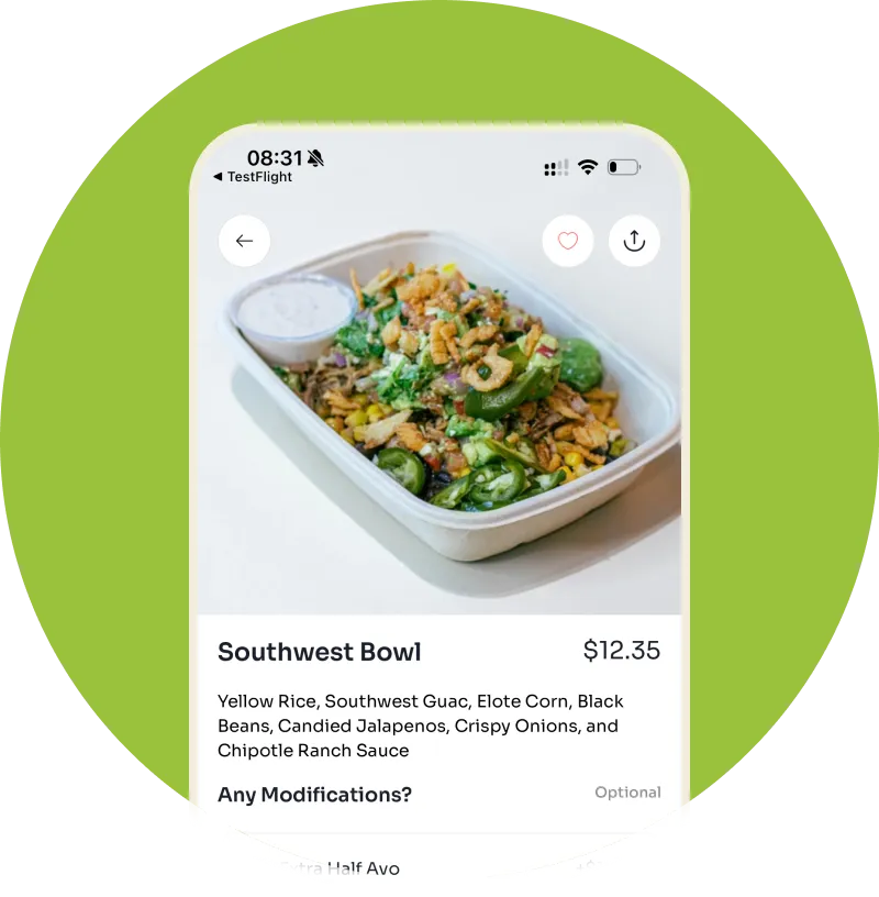 🥑 Order Ahead