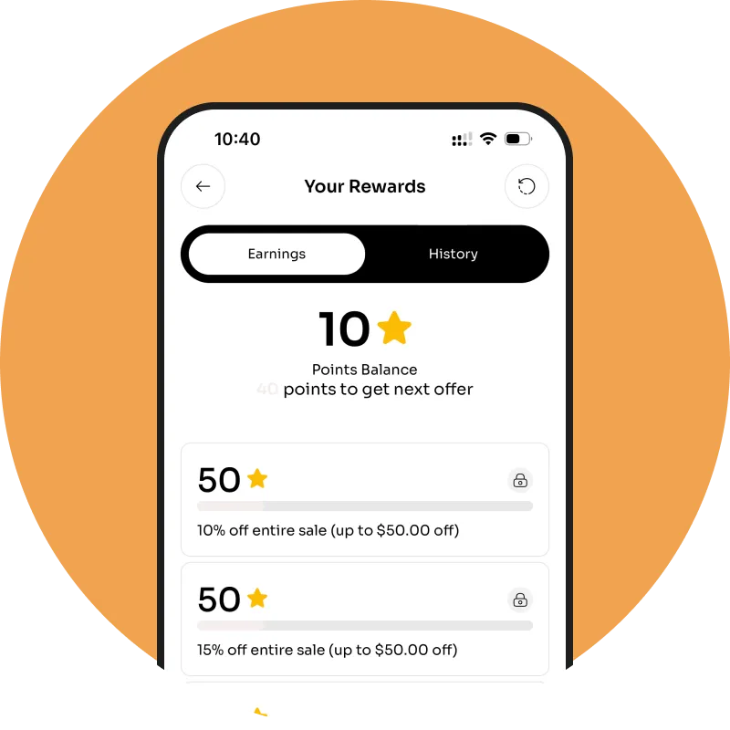 ⭐ Earn Rewards