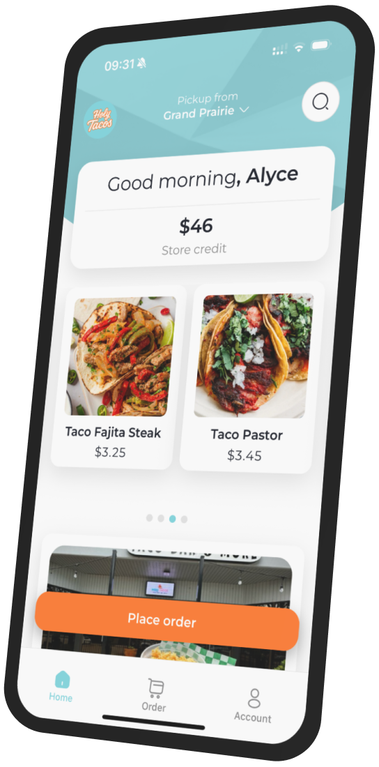 Holy Tacos app preview