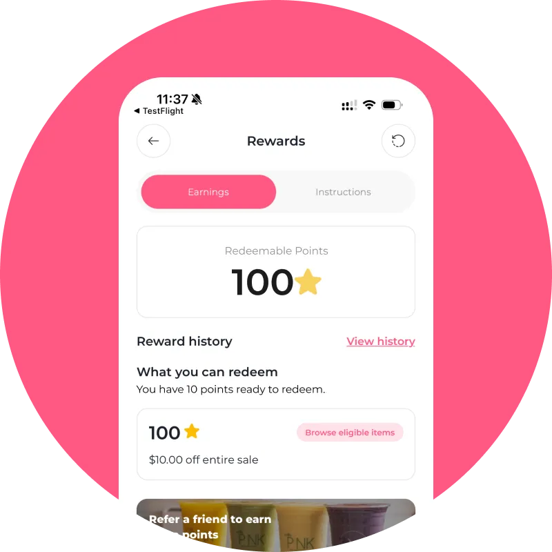 ⭐ Earn Rewards