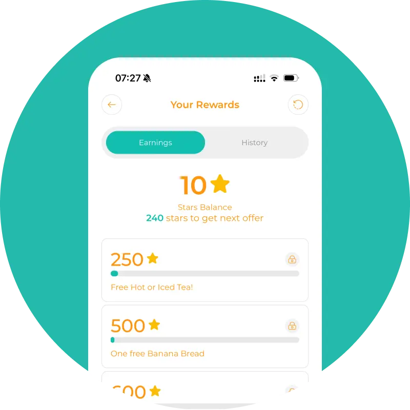⭐ Earn Rewards