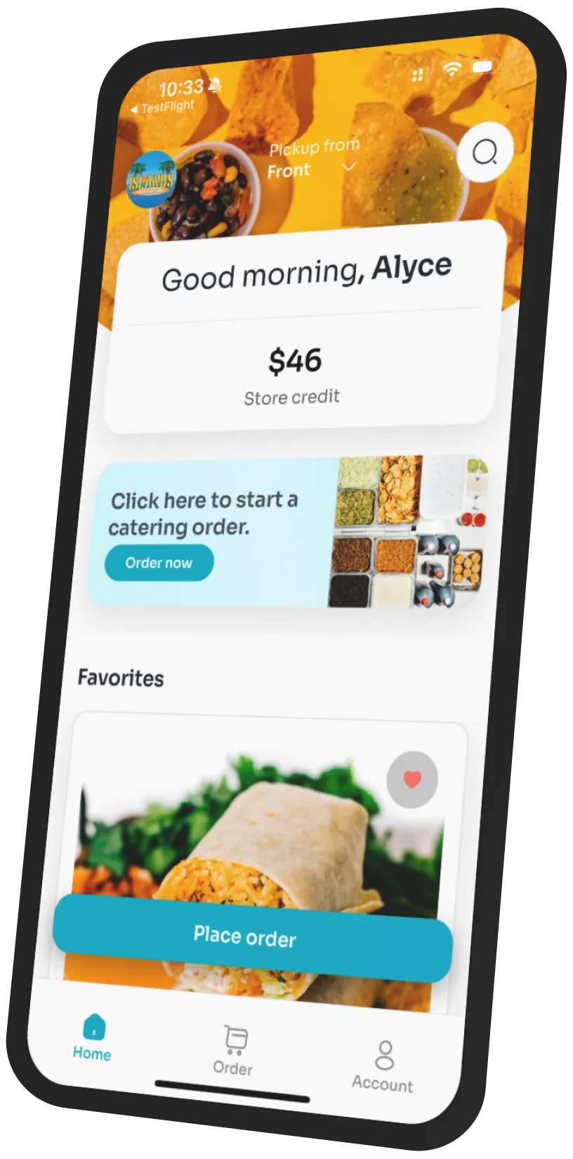 Islands Fresh Mex Grill app preview