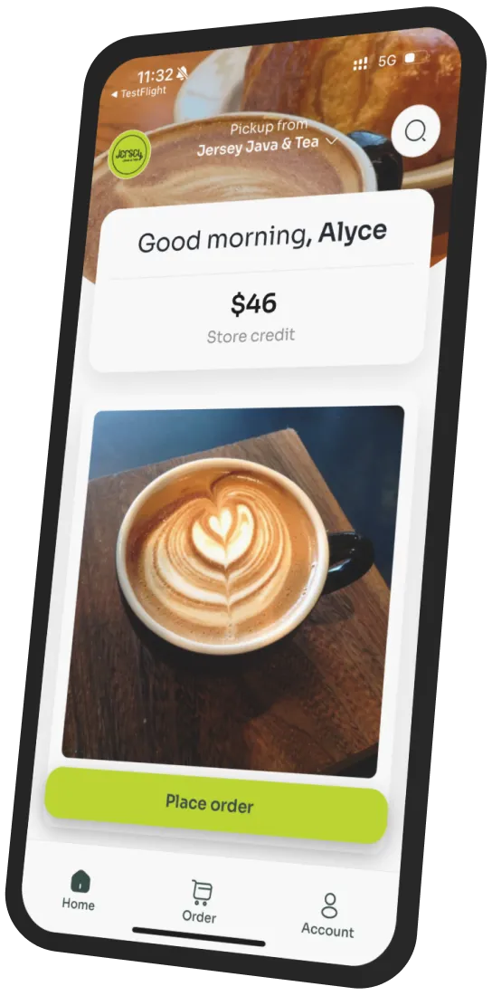 Jersey Java & Tea app preview