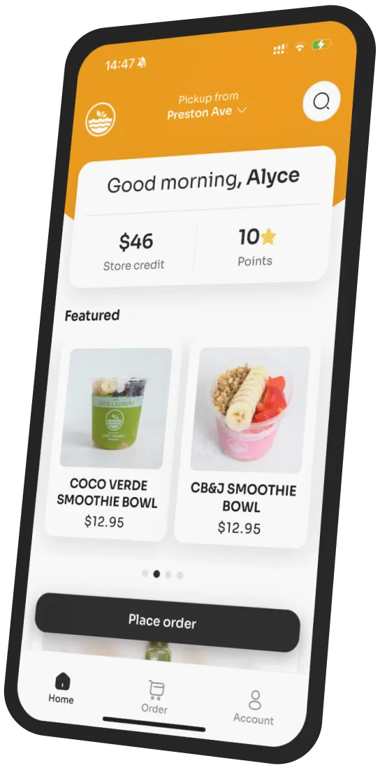 Juice Laundry app preview