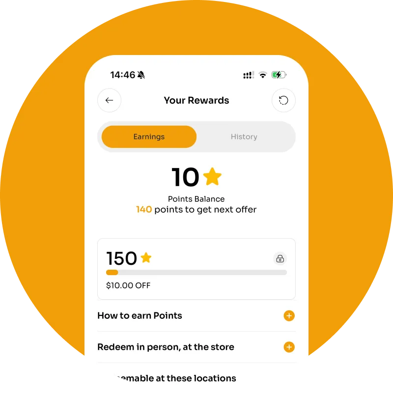 ⭐ Earn Rewards