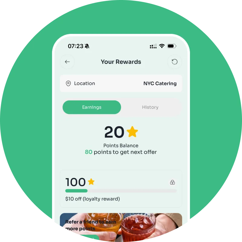 ⭐ Earn Rewards