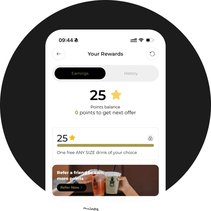 ⭐ Earn Rewards