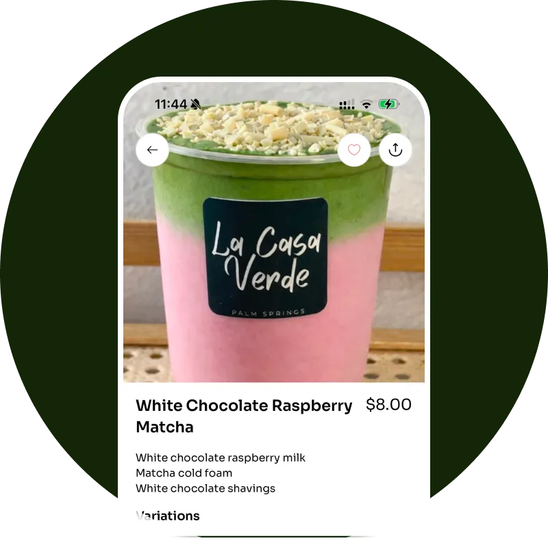 🌿 Order Ahead