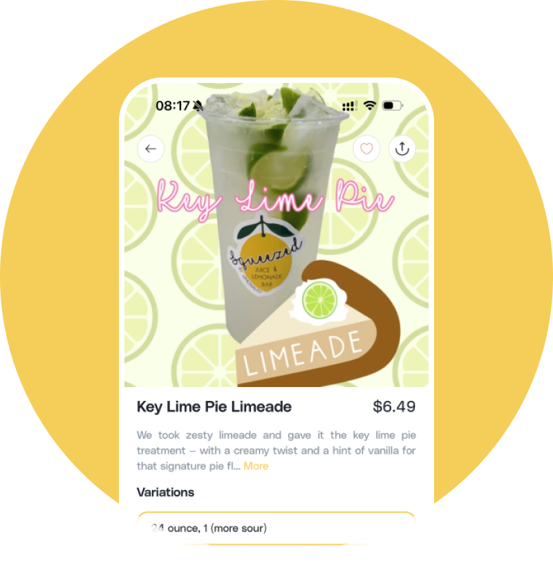 🍋 Order Ahead