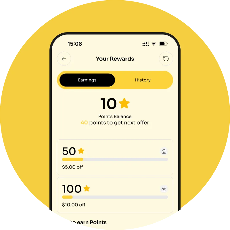⭐ Earn Rewards