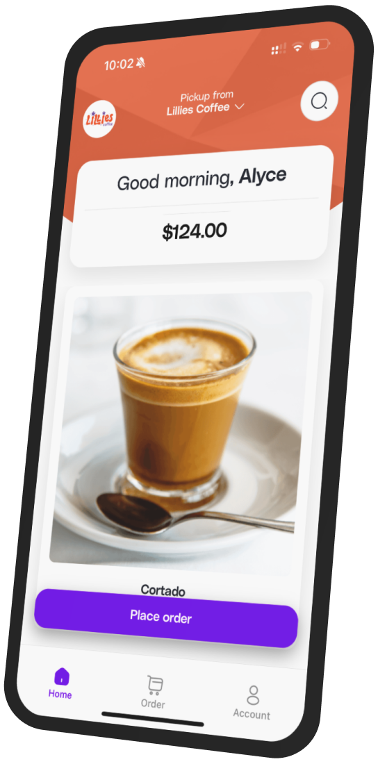 Lillies Coffee app preview
