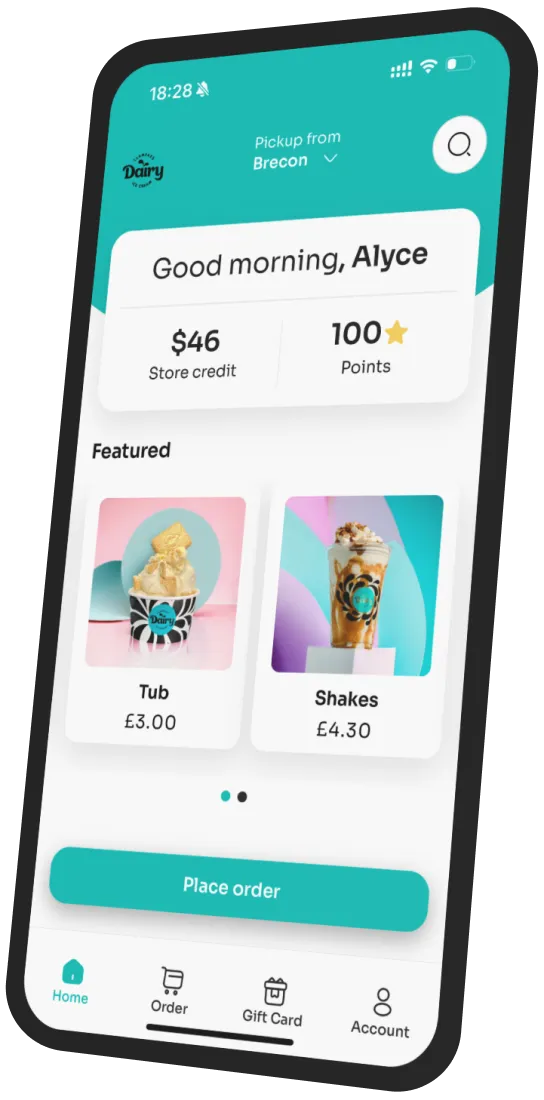 Llanfaes Dairy Ice Cream app preview
