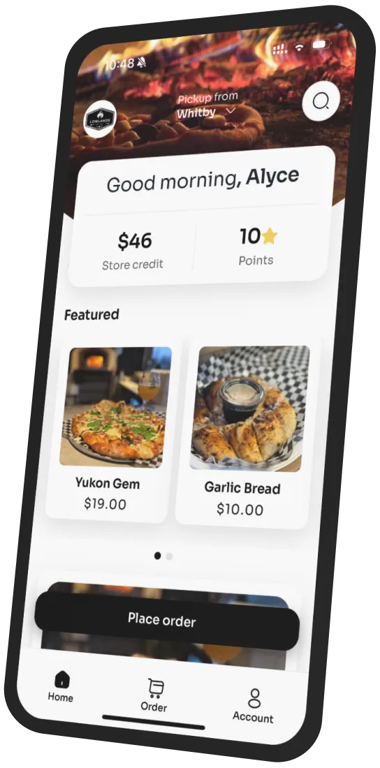 Lowlands Fire Food app preview