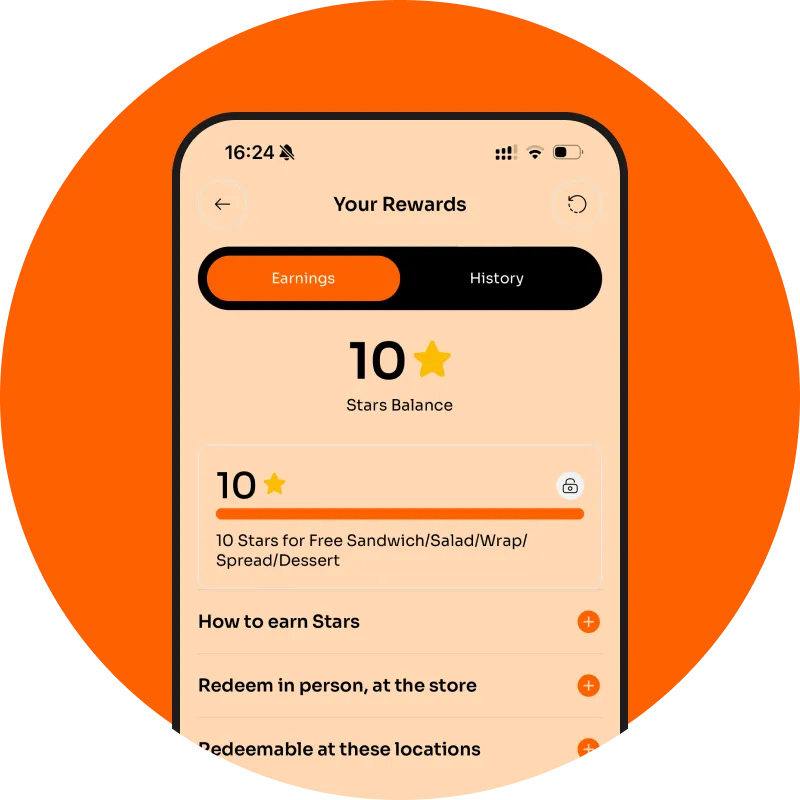 ⭐ Earn Rewards