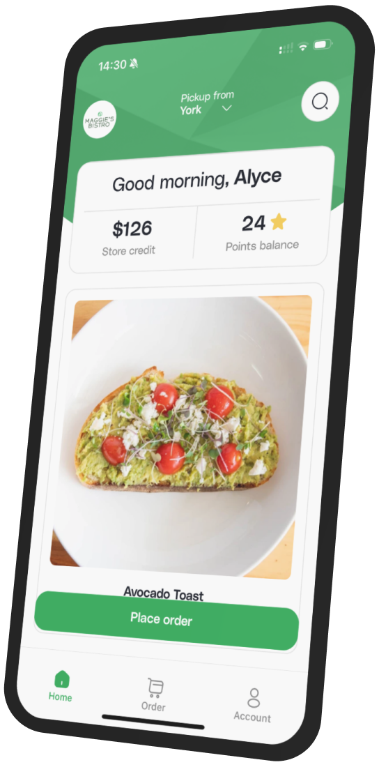 Maggie's Bistro app preview