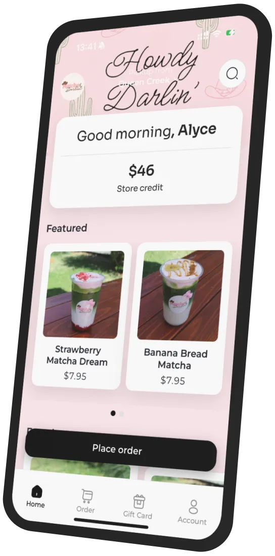Matcha Darlin' app preview