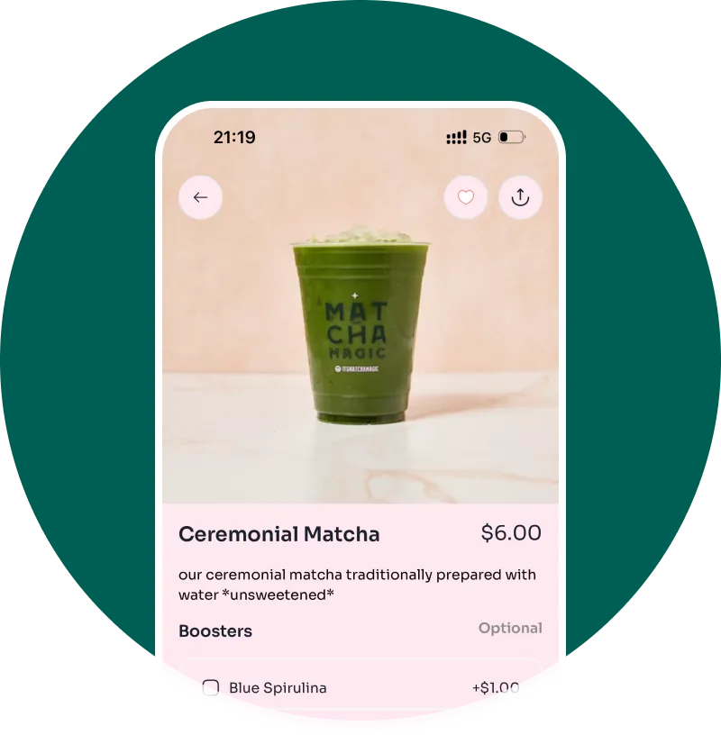 🍵 Order Ahead