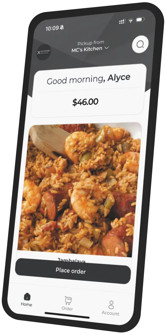 MC's Kitchen app preview
